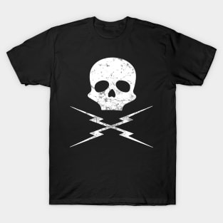 Death Proof Skull and Lightning Bolts T-Shirt